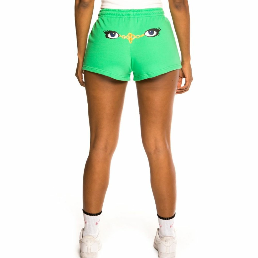 Grimey Pants & Leggins | Grimey "Hope Unseen" Girl Short - Green - Spring 21