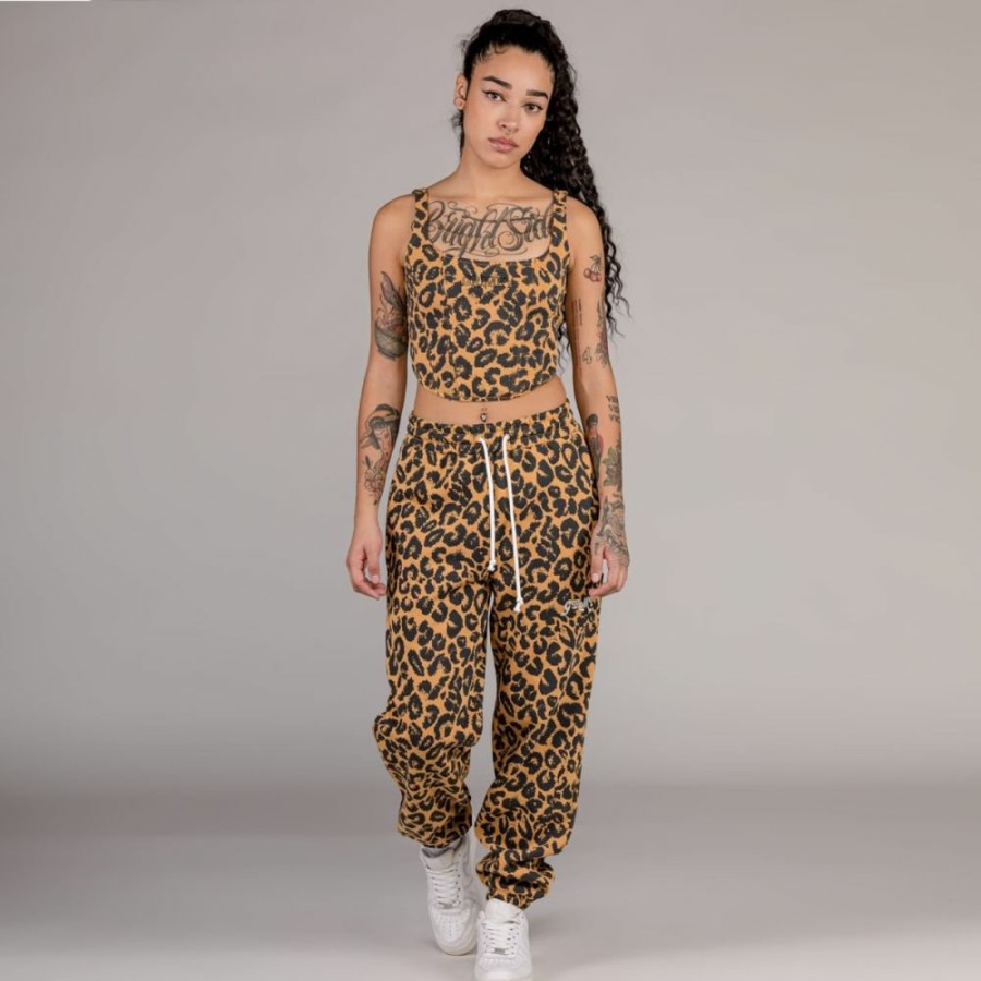 Grimey Tees & Tops | Grimey "Westbound" Girl Tank Top - Leopard - Fall 22