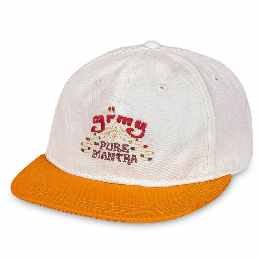 Grimey Head Wear | Grimey "Lust Mantra" Curved Visor Cap - White - Fall 22