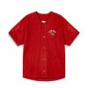 Grimey Ss24 | Camisa De Baseball Grimey Lucky Dragon Terry Towelling - Red - Ss24