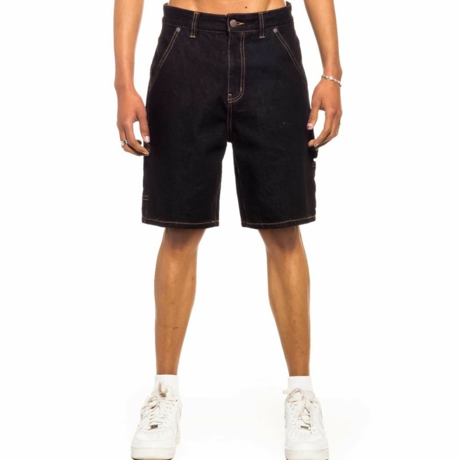 Grimey Shorts | Grimey "Day Dreamer" Denim Shorts - Washed Black - Spring 22