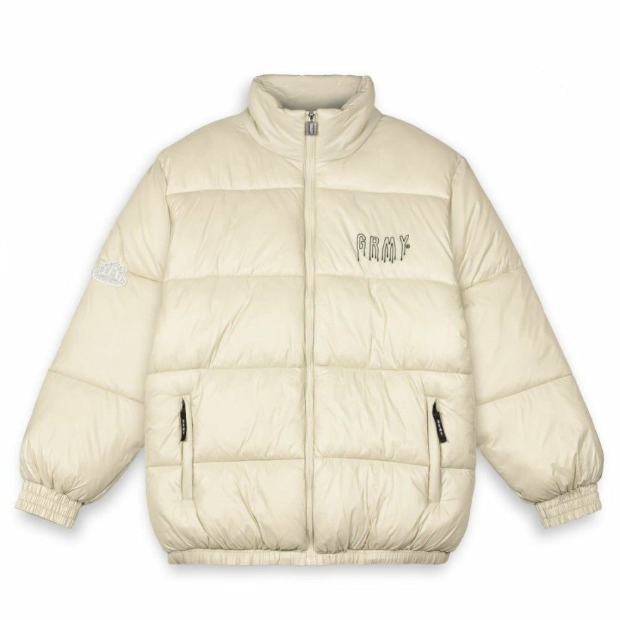 Grimey Recycled | Abrigo Grimey Back At You Puffer - Cream - Fw23