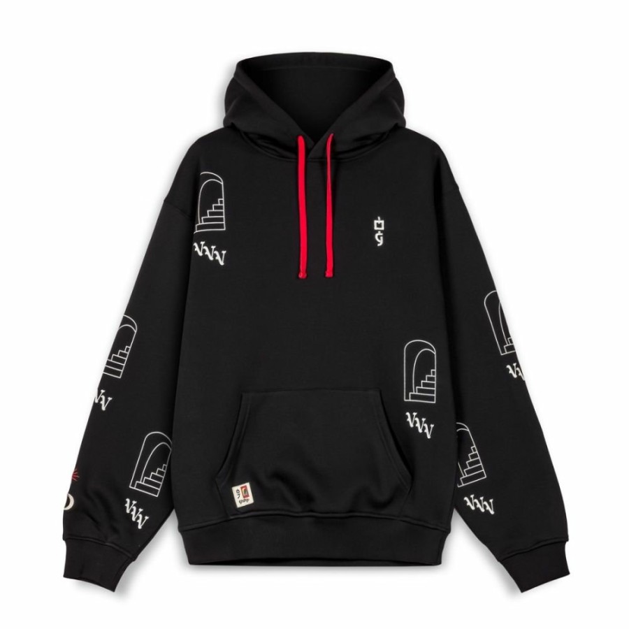 Grimey Sweatshirts | Sudadera Grimey Vita Deorum (Grmy X Oj) Vintage - Black - Fw23