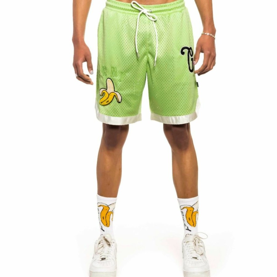 Grimey Shorts | Grimey "Jungle Punch " Running Shorts - Green - Spring 22