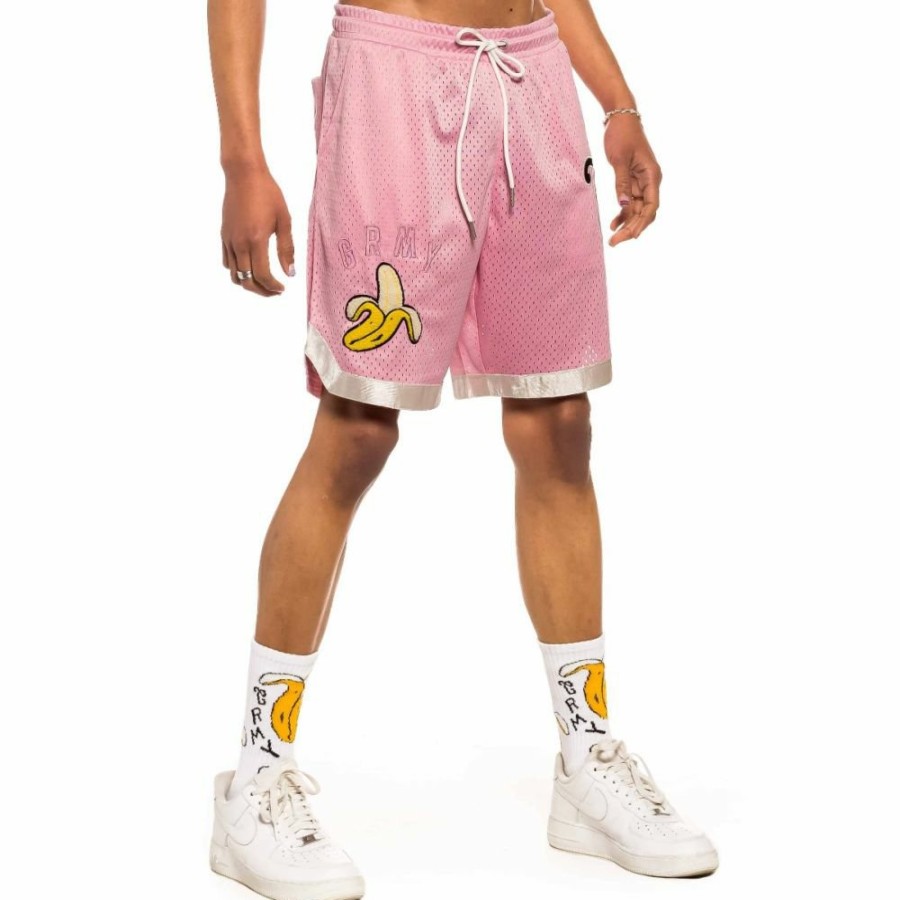 Grimey Shorts | Grimey "Jungle Punch " Running Shorts - Pink - Spring 22