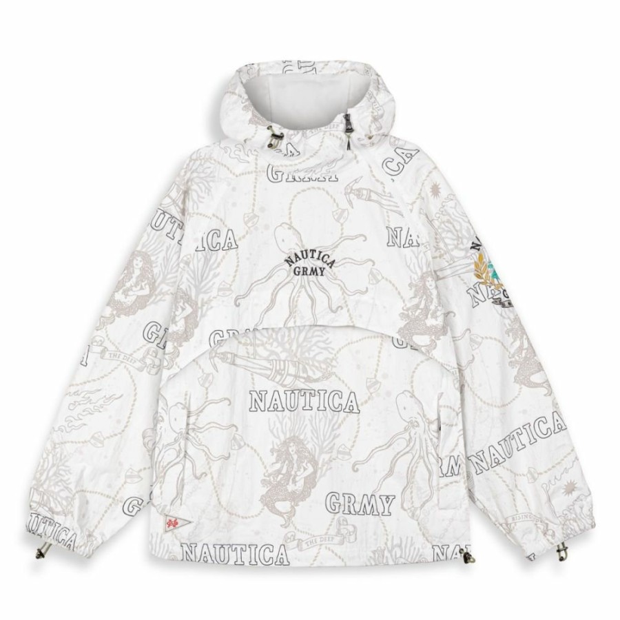 Grimey Jackets | Chaqueta Grimey Mighty Harmonist Nautica X Grmy - White - Ss24