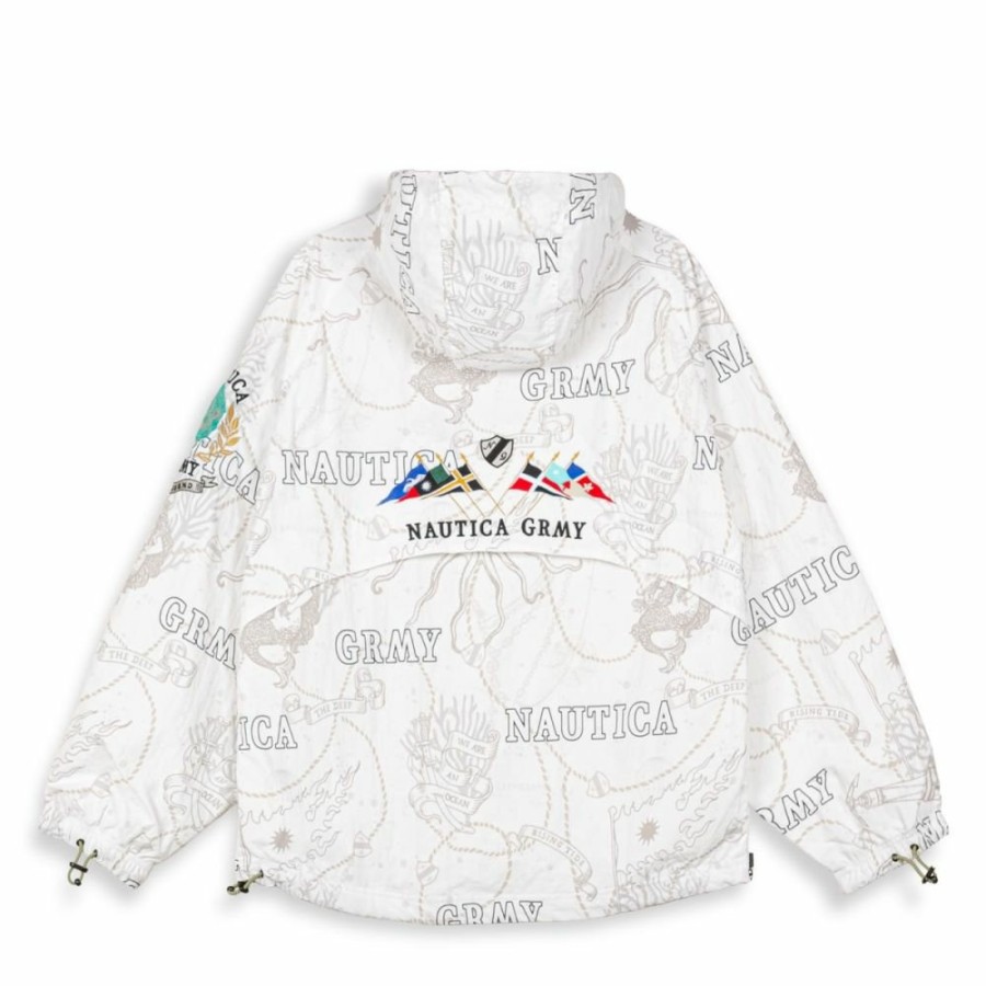 Grimey Jackets | Chaqueta Grimey Mighty Harmonist Nautica X Grmy - White - Ss24