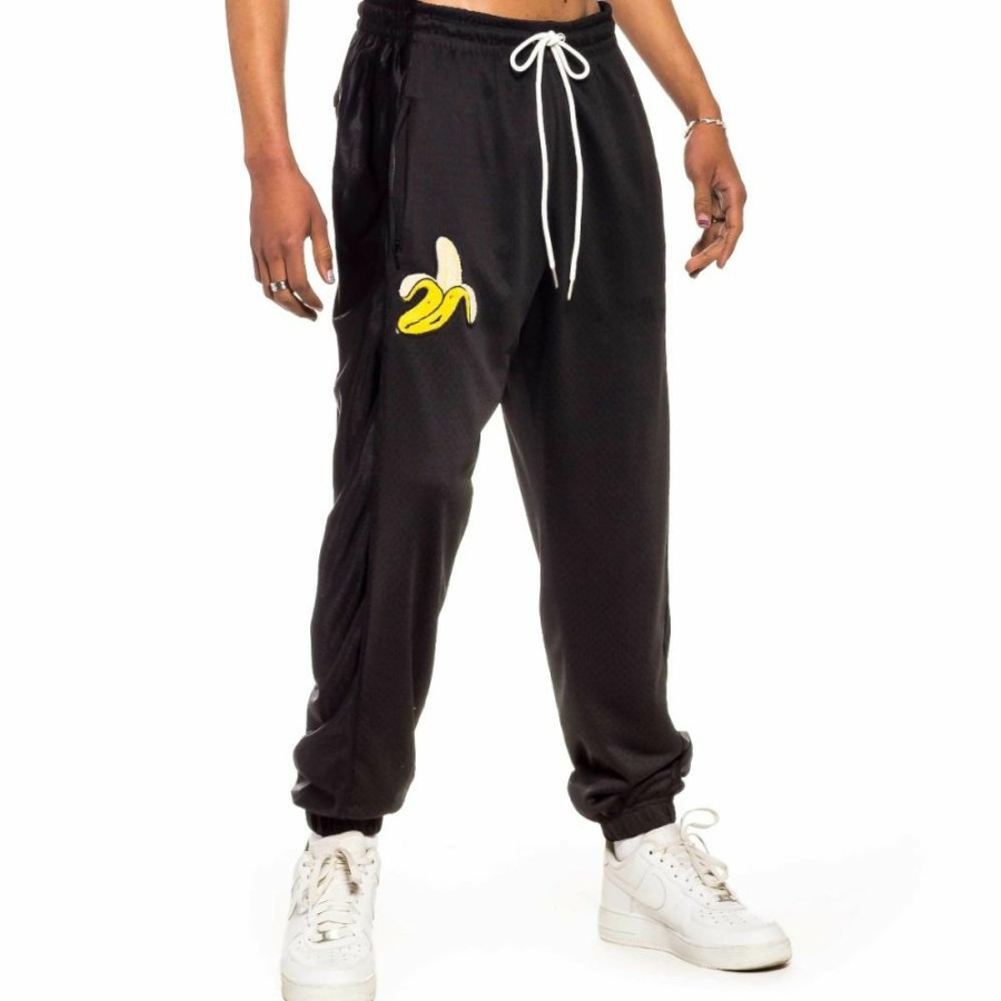 Grimey Pants | Pantalon Grimey Jungle Punch Mesh- Black - Spring 22