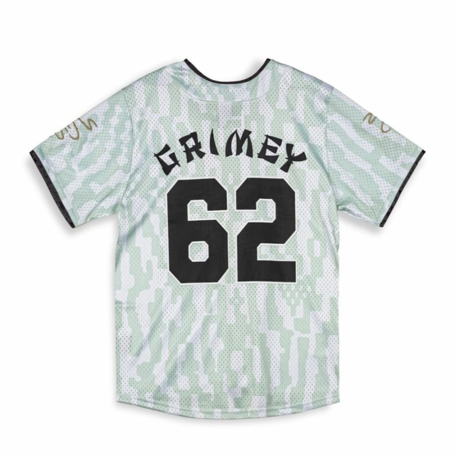 Grimey Ss24 | Camiseta Baseball Grimey Lucky Dragon Mesh - White - Ss24