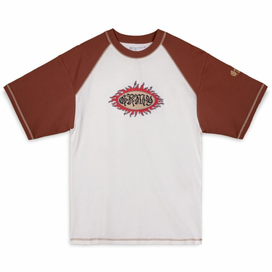 Grimey Organic | Camiseta Grimey Fire Route Bicolor - White - Spring 23