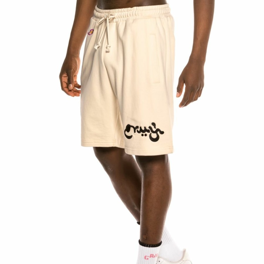 Grimey Shorts | Grimey "Hope Unseen" Sweatshorts - Sand - Summer 21