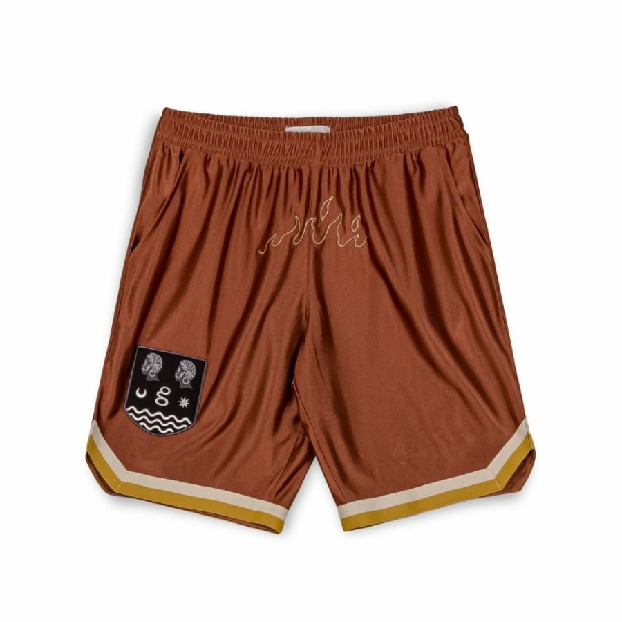 Grimey Shorts | Pantalon Corto Grimey Fire Route - Brown - Spring 23