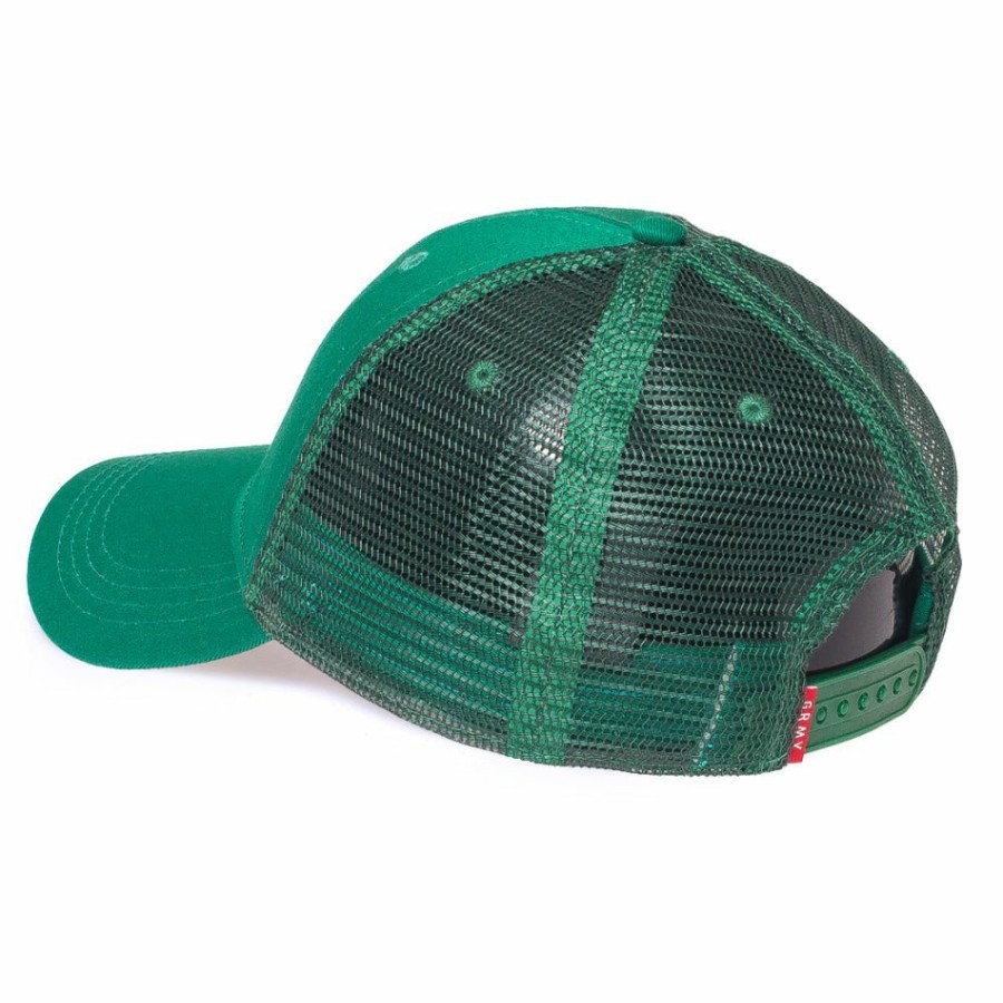 Grimey Head Wear | Grimey Smooth Ecstasy Trucker Cap Fw18 Green