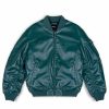 Grimey Jackets | Chaqueta Bomber Grimey "Iam" Pu Leather - Green - Fall 22