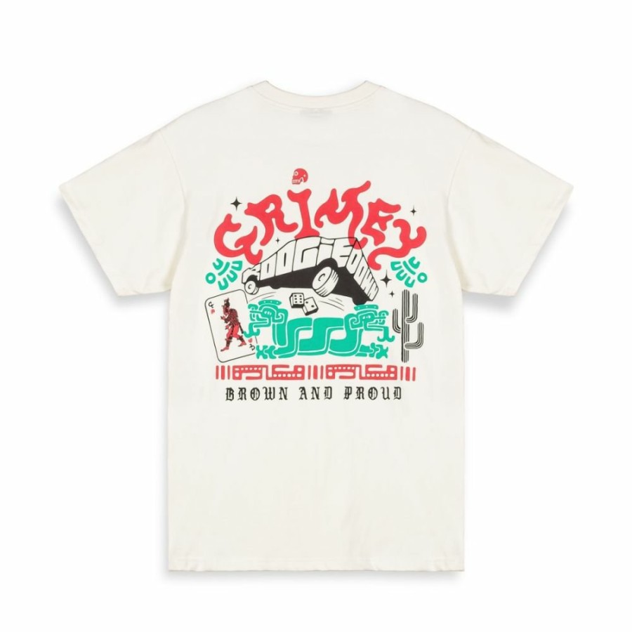 Grimey Organic | Camiseta Grimey Causing Panic The Charleston Blvd Regular - White - Ss24