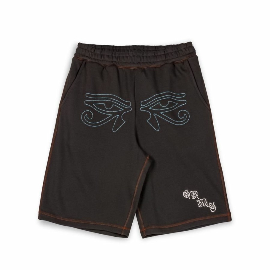 Grimey Shorts | Grimey Fire Route Baggy Sweatshorts - Black - Spring 23