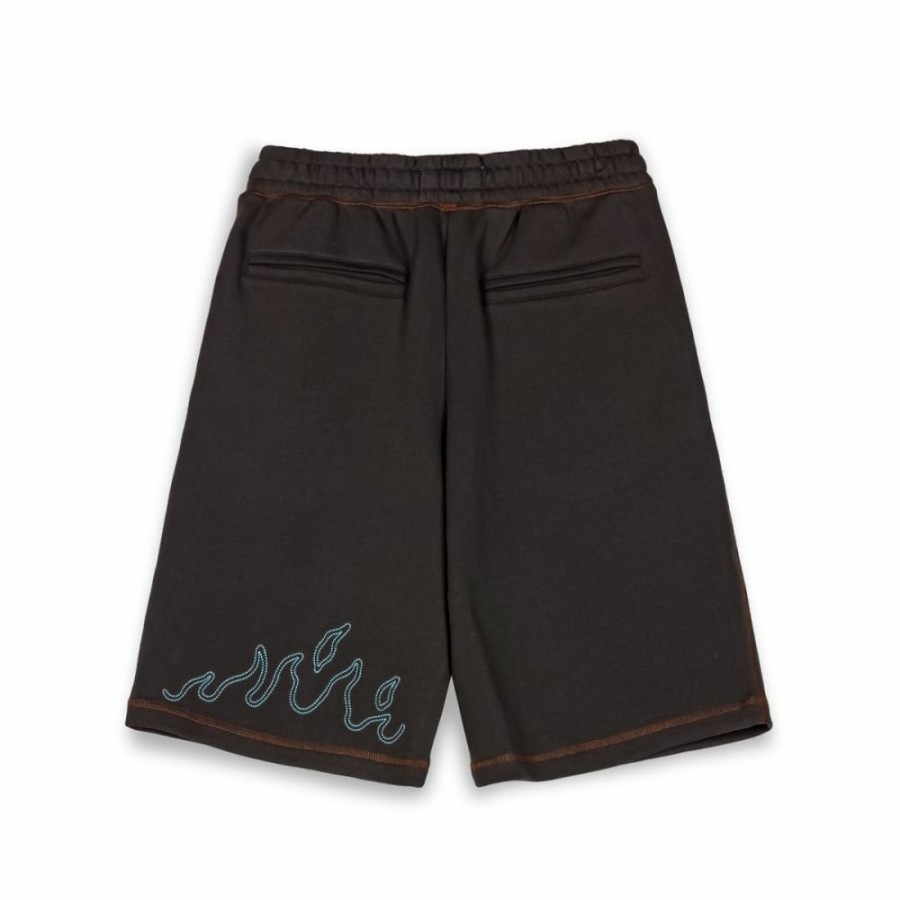 Grimey Shorts | Grimey Fire Route Baggy Sweatshorts - Black - Spring 23