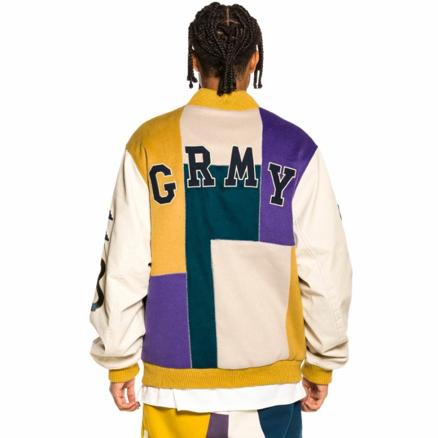 Grimey Coats | Chaqueta De Baseball Grimey "Singgang Junction" - Navy - Fall 21