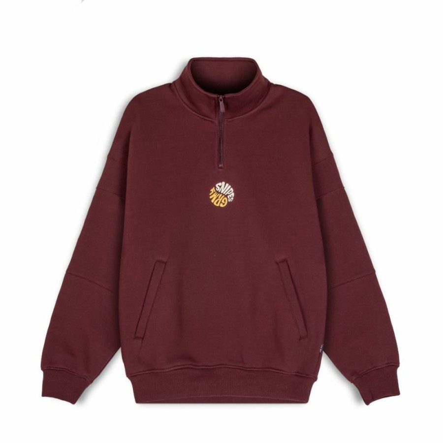 Grimey Sweatshirts | Sudadera Grimey "Snipes X Grimey True Roots" High Neck - Brown - Fall 22