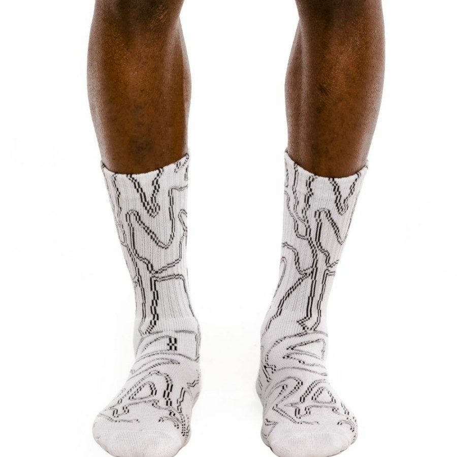 Grimey Socks | Grimey "Strange Fruit" Socks - White - Spring 21