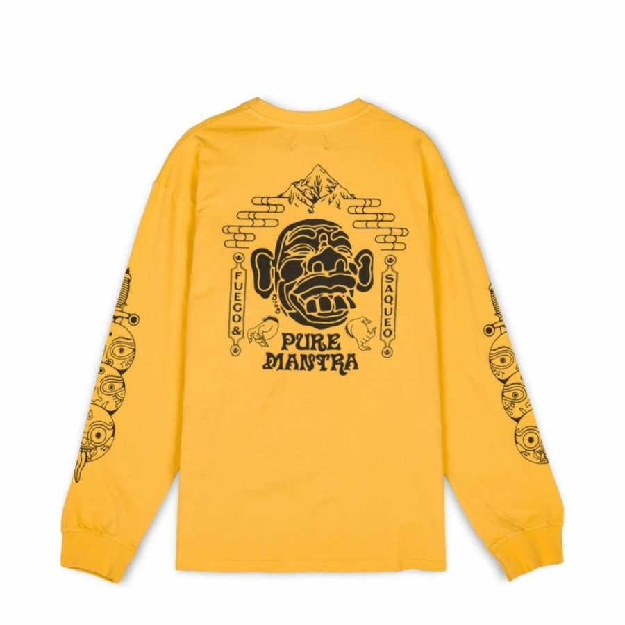 Grimey Organic | Camiseta Manga Larga Grimey "Lust Mantra" - Yellow - Fall 22