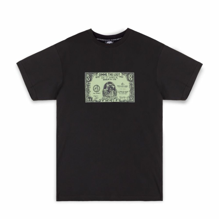 Grimey Tees | Camiseta Grimey Dime Sack Regular - Black - Spring 23