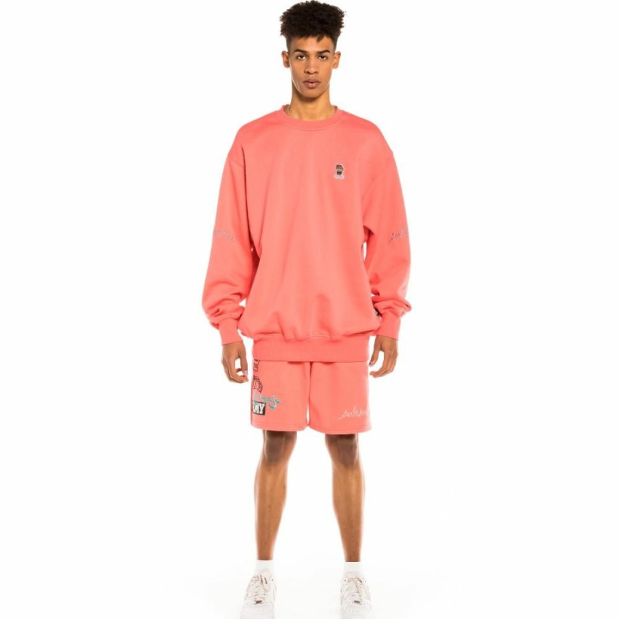 Grimey Outfits | Pack Grimey Short + Crewneck "Day Dreamer" - Coral - Spring 22