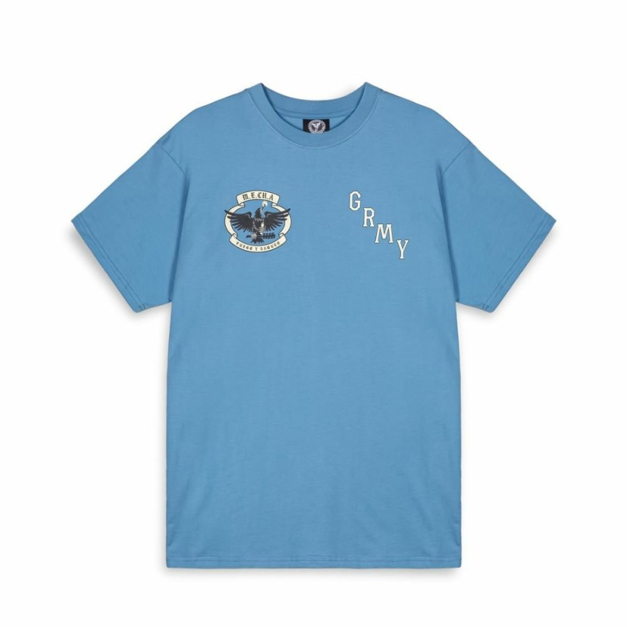 Grimey Organic | Camiseta Grimey Causing Panic The Mecha Regular - Blue - Ss24