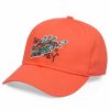 Grimey Head Wear | Grimey "Nine Winds" Curved Visor Cap - Coral - Spring 22