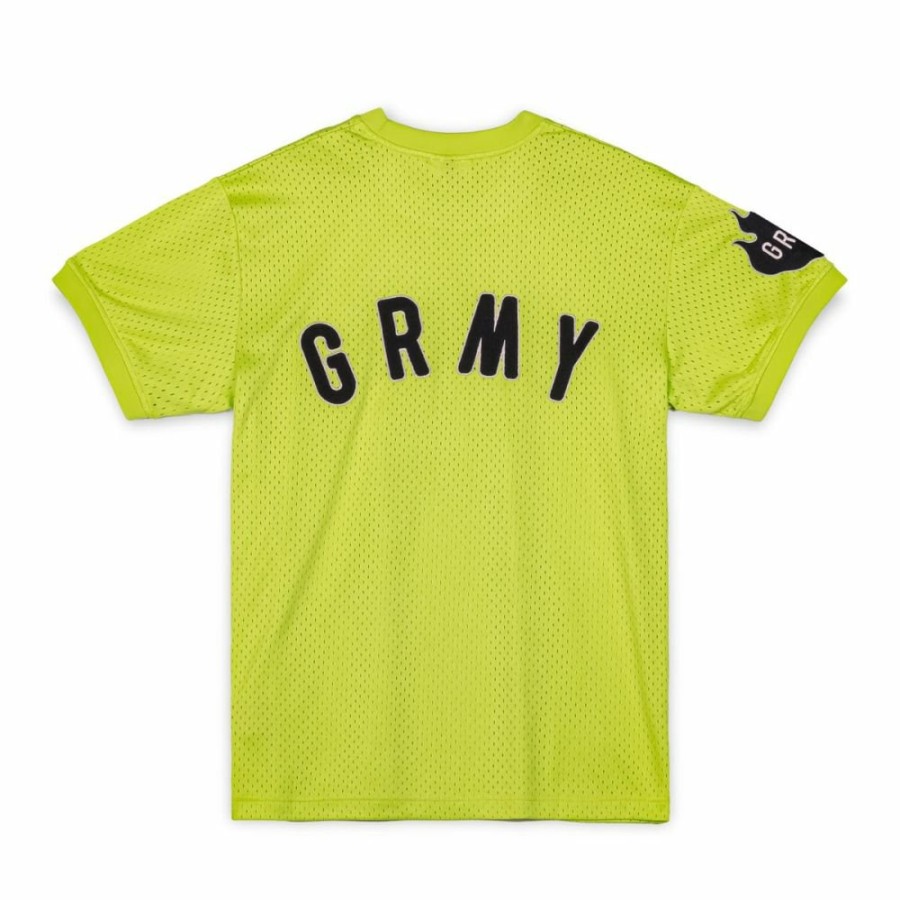 Grimey Tees | Camiseta Grimey Cloven Tongues Mesh - Fluor Lime - Summer 23