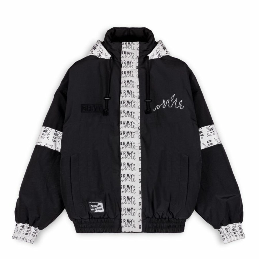 Grimey Jackets | Pull Over Grimey Snow Fox - Black - Winter 22