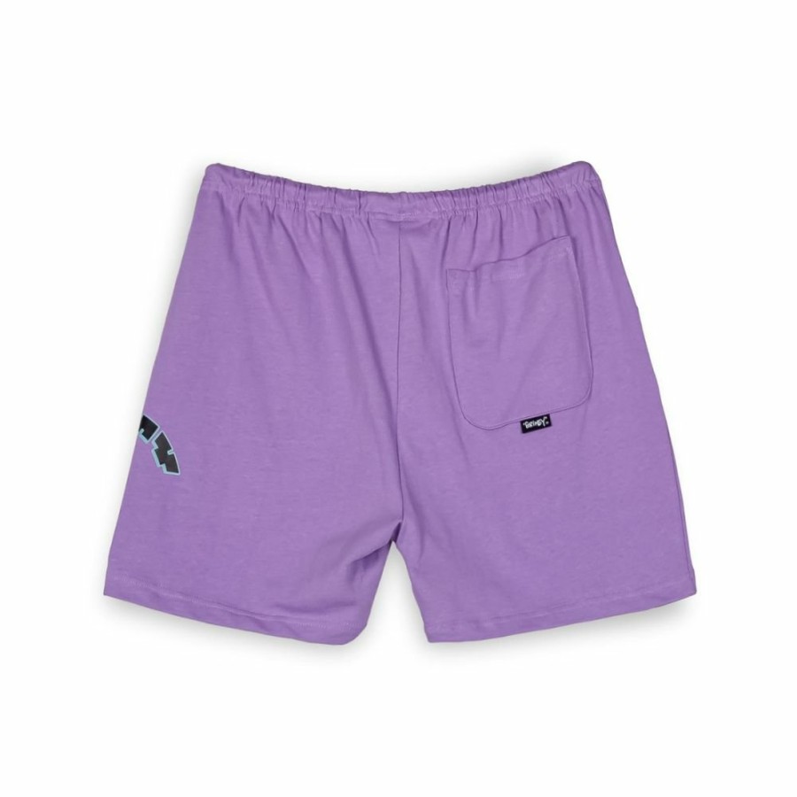 Grimey Shorts | Grimey Ufollow Sweatshorts - Lilac - Spring 23