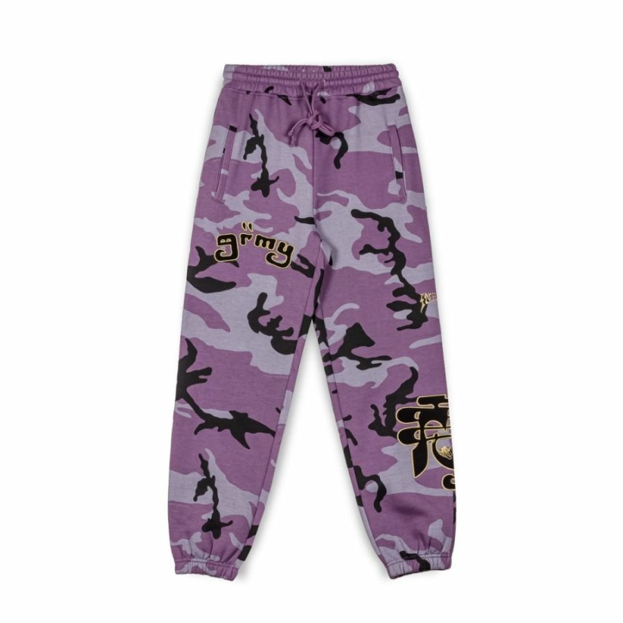 Grimey Pants | Pantalon Chandal Grimey All Over Print Tusker Temple - Purple - Fw23