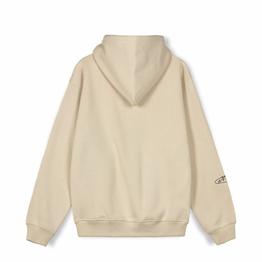 Grimey Organic | Sudadera Capucha Grimey Melted Stone Vintage - Cream - Fw23