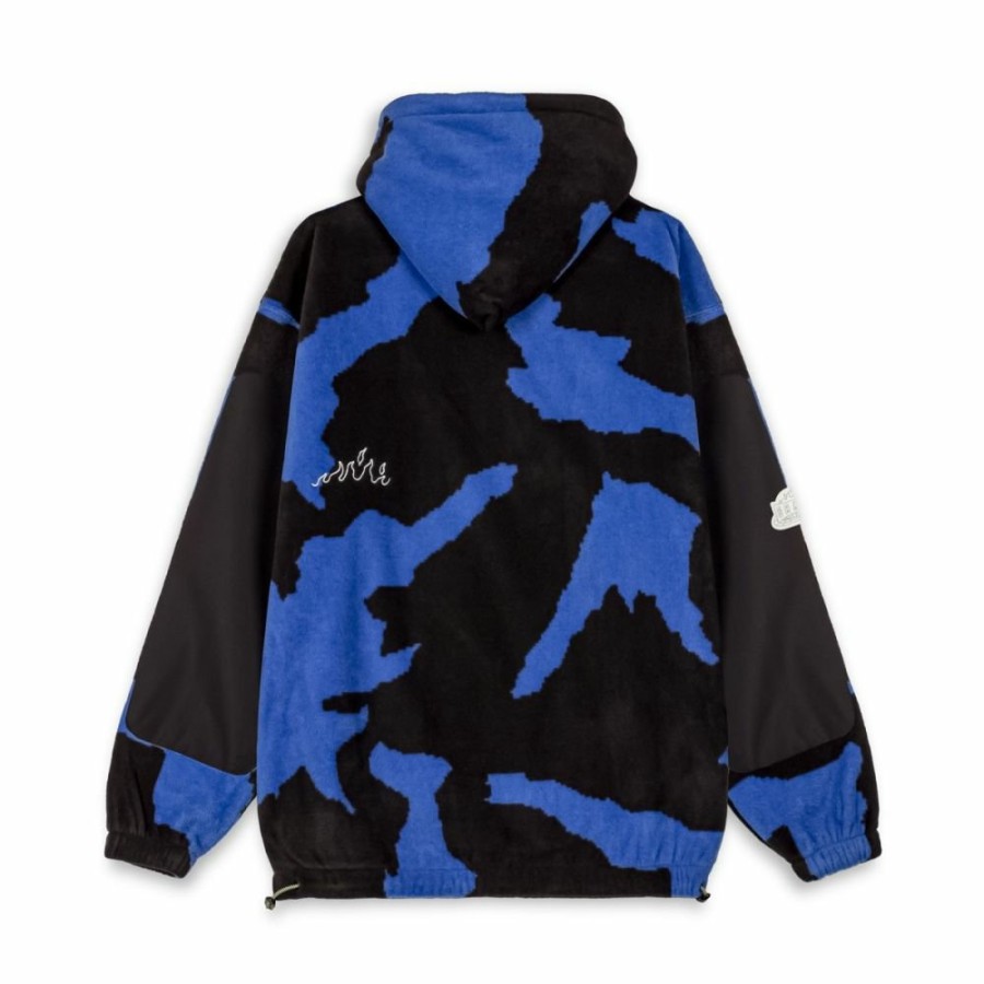 Grimey Jackets | Sudadera Capucha Grimey Back At You All Over Print Polar - Royal Blue - Fw23