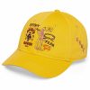 Grimey Head Wear | Grimey "Destroy All Fear" Curved Visor Cap - Yellow - Fall 21