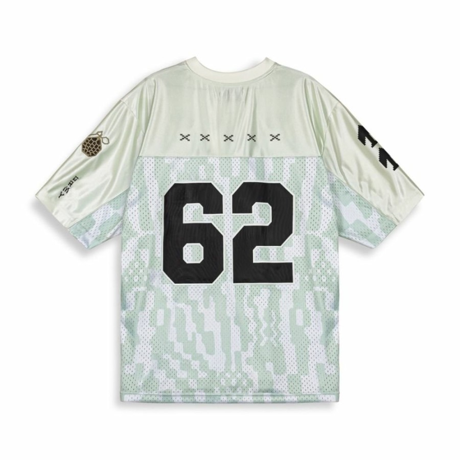 Grimey Ss24 | Camiseta De Football Grimey Lucky Dragon Mesh - White - Ss24