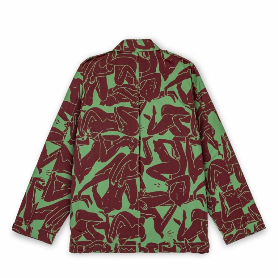 Grimey Jackets | Track Jacket Grimey "Lust Mantra" - Green- Fall 22