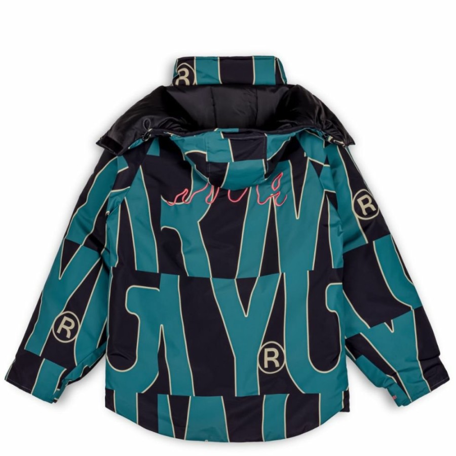 Grimey Jackets | Parka Grimey Snow Fox All Over Print - Blue - Winter 22