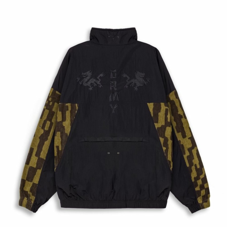 Grimey Jackets | Grimey Lucky Dragon Track Jacket Black - Ss24