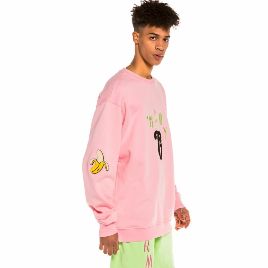 Grimey Outfits | Pack Grimey Short + Crewneck "Jungle Punch" - Pink/Green - Spring 22