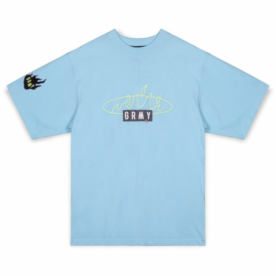 Grimey Organic | Camiseta Grimey Cloven Tongues Oversized - Blue - Summer 23