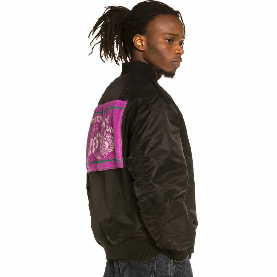 Grimey Coats | Chaqueta Bomber Reversible Grimey "Liveution" - Black - Spring 21