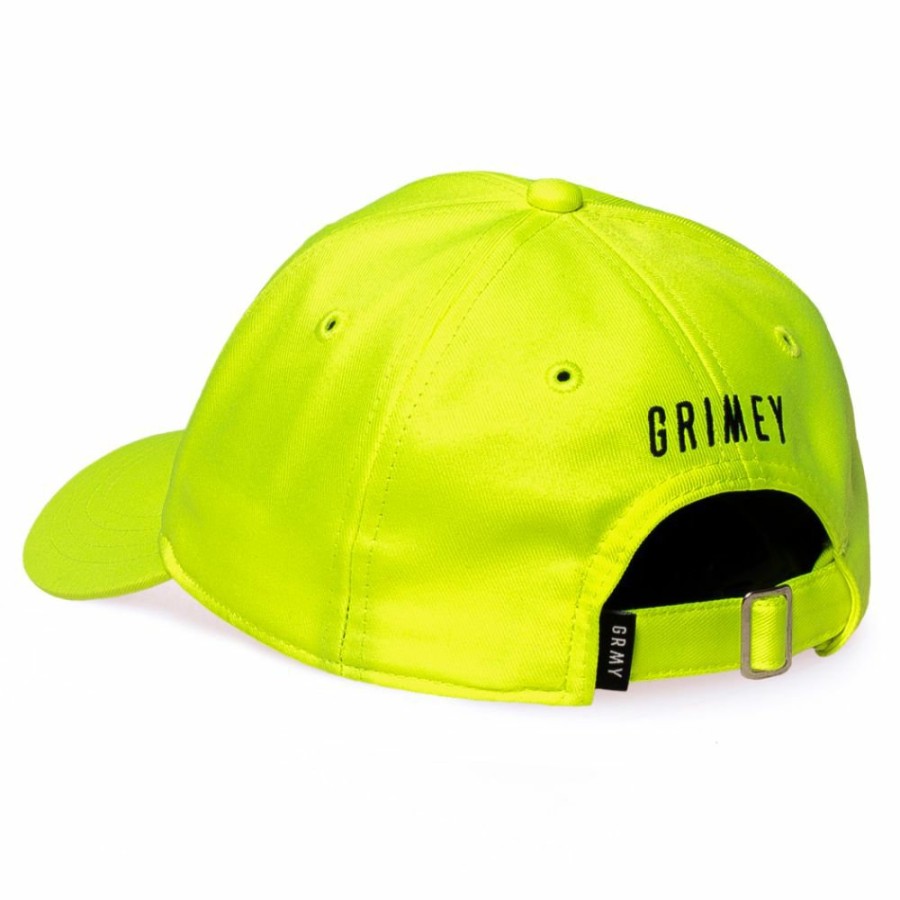 Grimey Head Wear | Grimey Planete Noir Curved Visor Fw19 Yellow