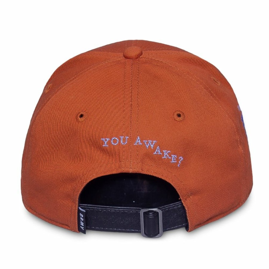 Grimey Head Wear | Grimey "Jazz Thing" Curved Visor Cap - Ochre - Fall 21