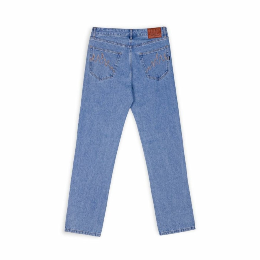 Grimey Pants | Pantalon Grimey Snow Fox - Washed Blue - Winter L 22