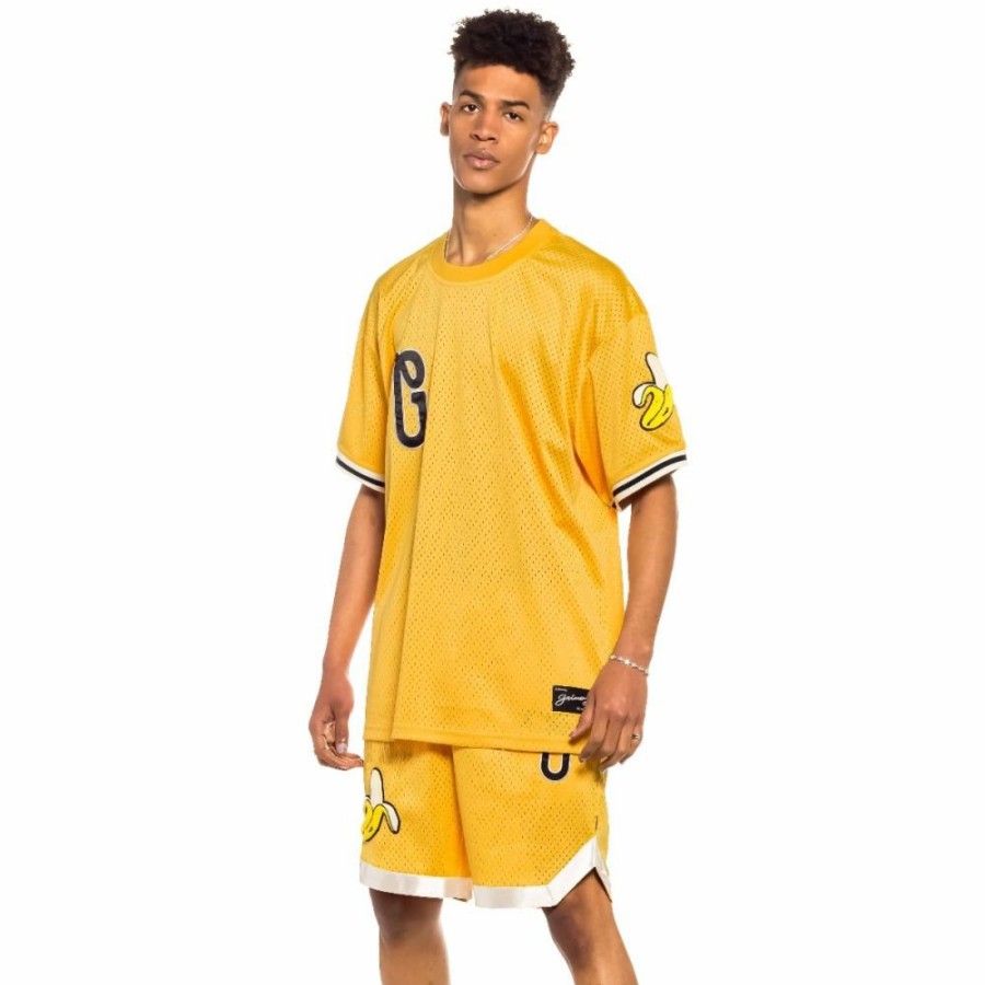 Grimey Outfits | Pack Grimey Short + Mesh Tee "Jungle Punch" - Yellow - Spring 22