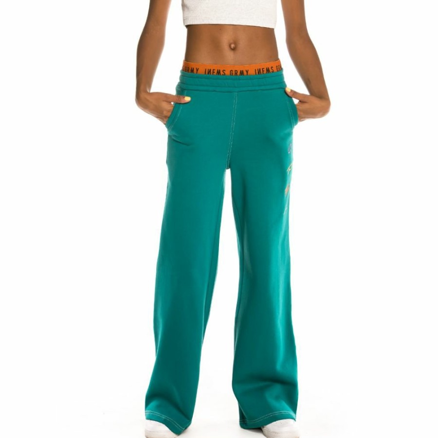 Grimey Pants & Leggins | Grimey Nite Marauder Girl Sweatpants Fw20 Green