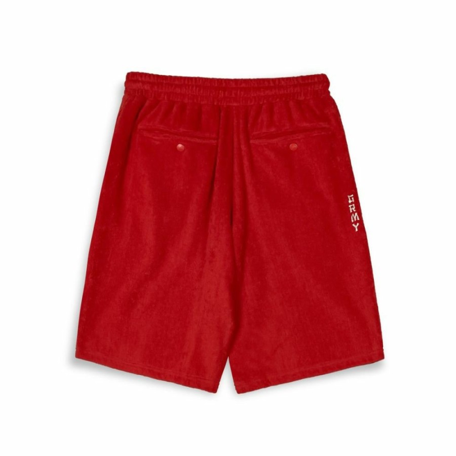 Grimey Shorts | Pantalon Corto Grimey Lucky Dragon Terry Towelling - Red - Ss24