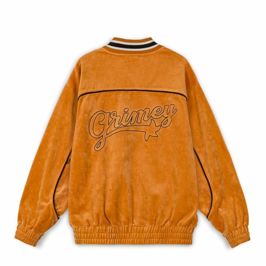 Grimey Jackets | Chaqueta Grimey Madrid Velvet - Orange - Fw23